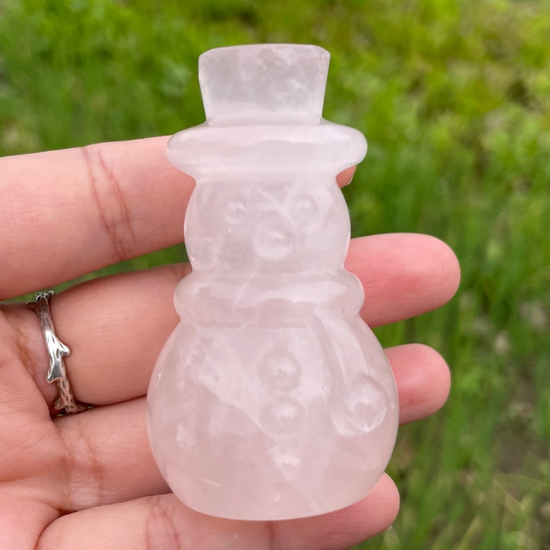 Mix Crystal Snowman,Hand Carved,Home Decoration,Crystal Collection,Christmas gifts,Reiki healing,crystal gifts
