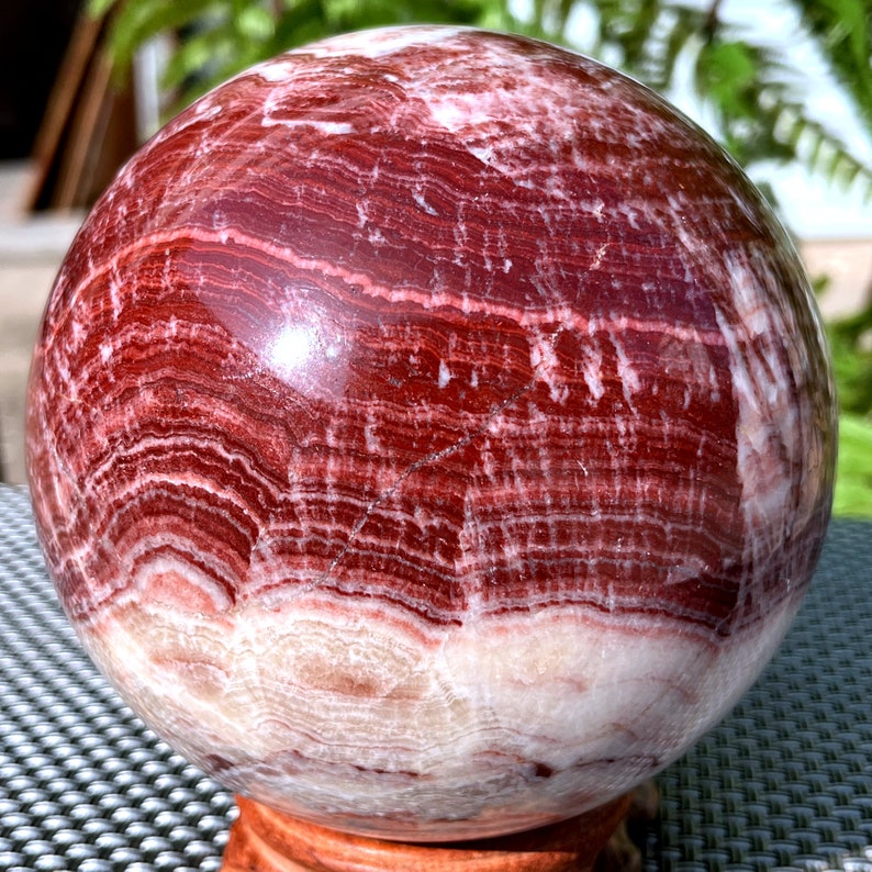 Natural rhodochrosite Sphere Natural rhodochrosite Ball/Tumbled rhodochrosite Healing stone