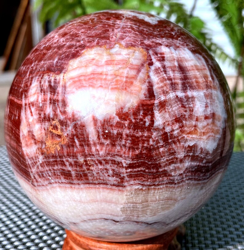 Natural rhodochrosite Sphere Natural rhodochrosite Ball/Tumbled rhodochrosite Healing stone