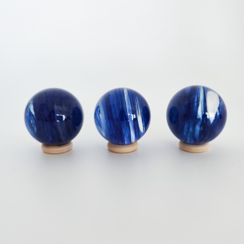 Blue Quartz Smelting Stone Sphere