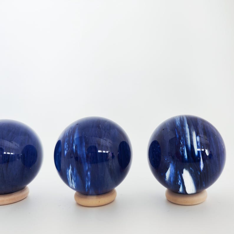 Blue Quartz Smelting Stone Sphere