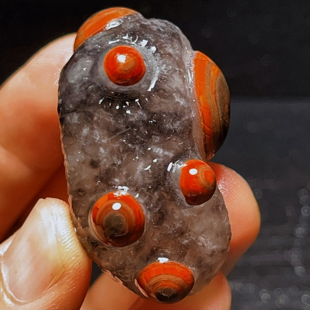 Natural Gobi Agate Eyes Agate Crystal Stone Madagascar