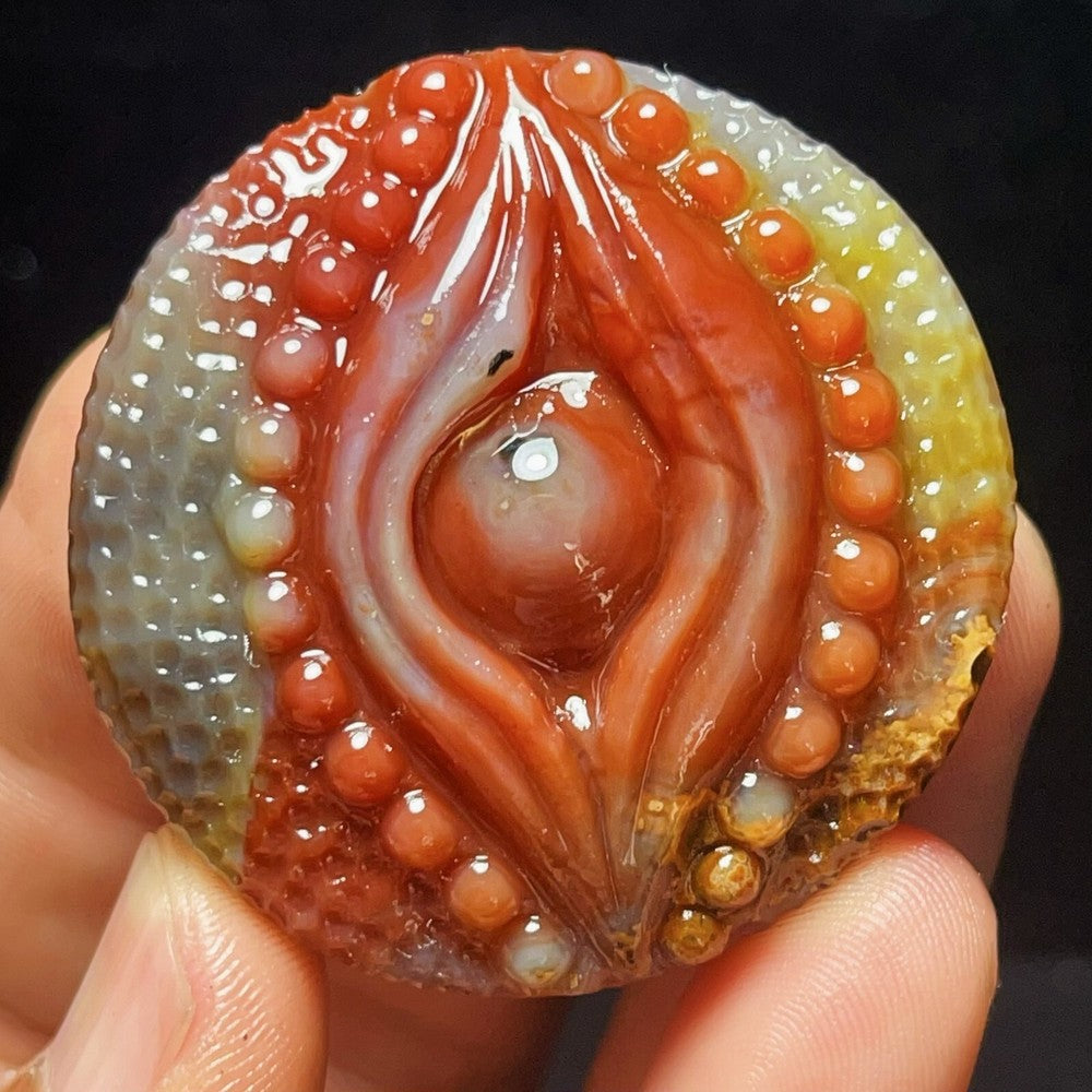 Natural Gobi Agate Eyes Agate Crystal Stone Madagascar