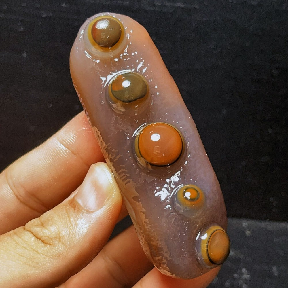 Natural Gobi Agate Eyes Agate Crystal Stone Madagascar