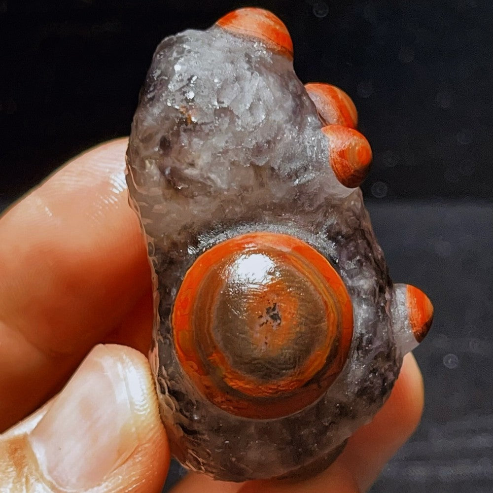 Natural Gobi Agate Eyes Agate Crystal Stone Madagascar