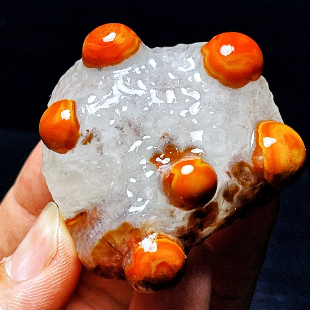 Rare Natural Gobi Agate Eyes Agate Crystal Stone Madagascar