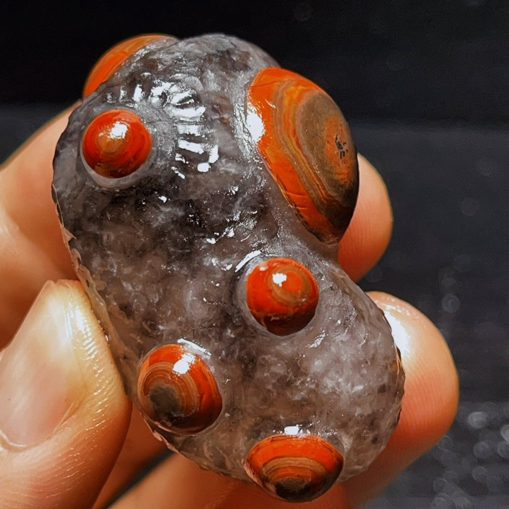 Natural Gobi Agate Eyes Agate Crystal Stone Madagascar