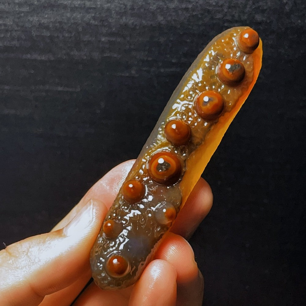 Natural Gobi Agate Eyes Agate Crystal Stone