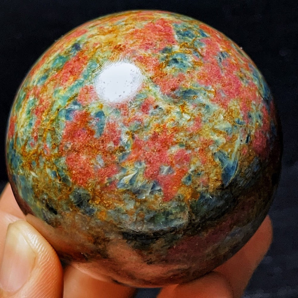 436G Natural Polished Agate Sphere Agate Crystal Ball Healing