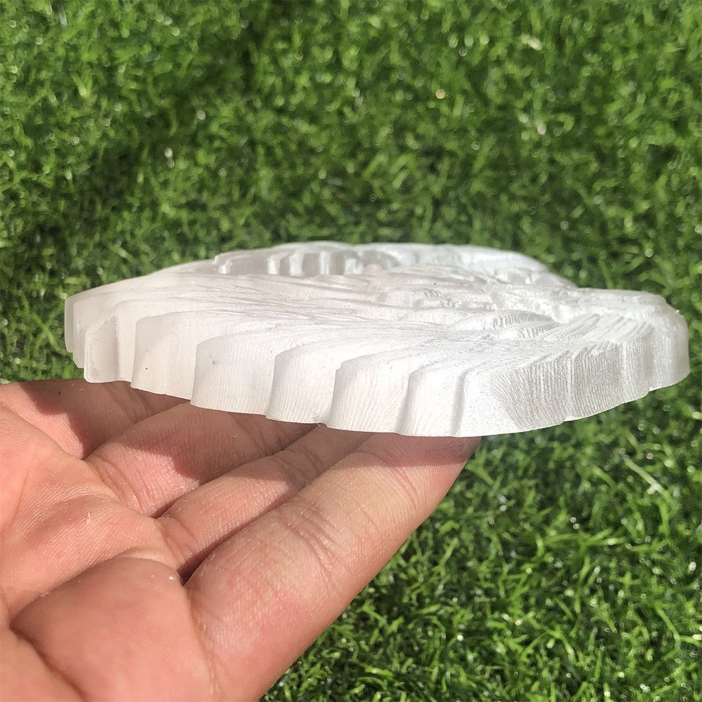 4" Natural Selenite Eagle Animal Carving Quartz Reiki Crystal Healing 1pc
