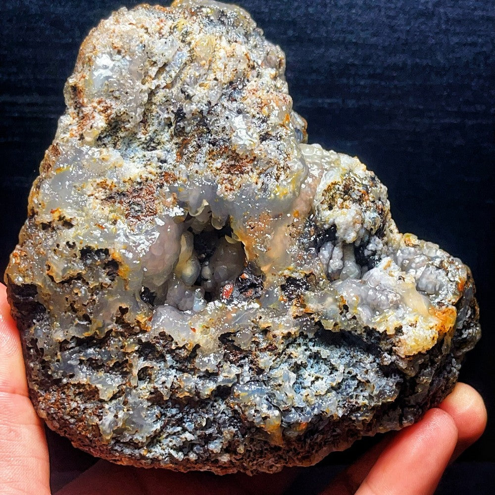 1679G Natural China's Gobi Desert Gobi Agate Eyes Agate Crystal Healing