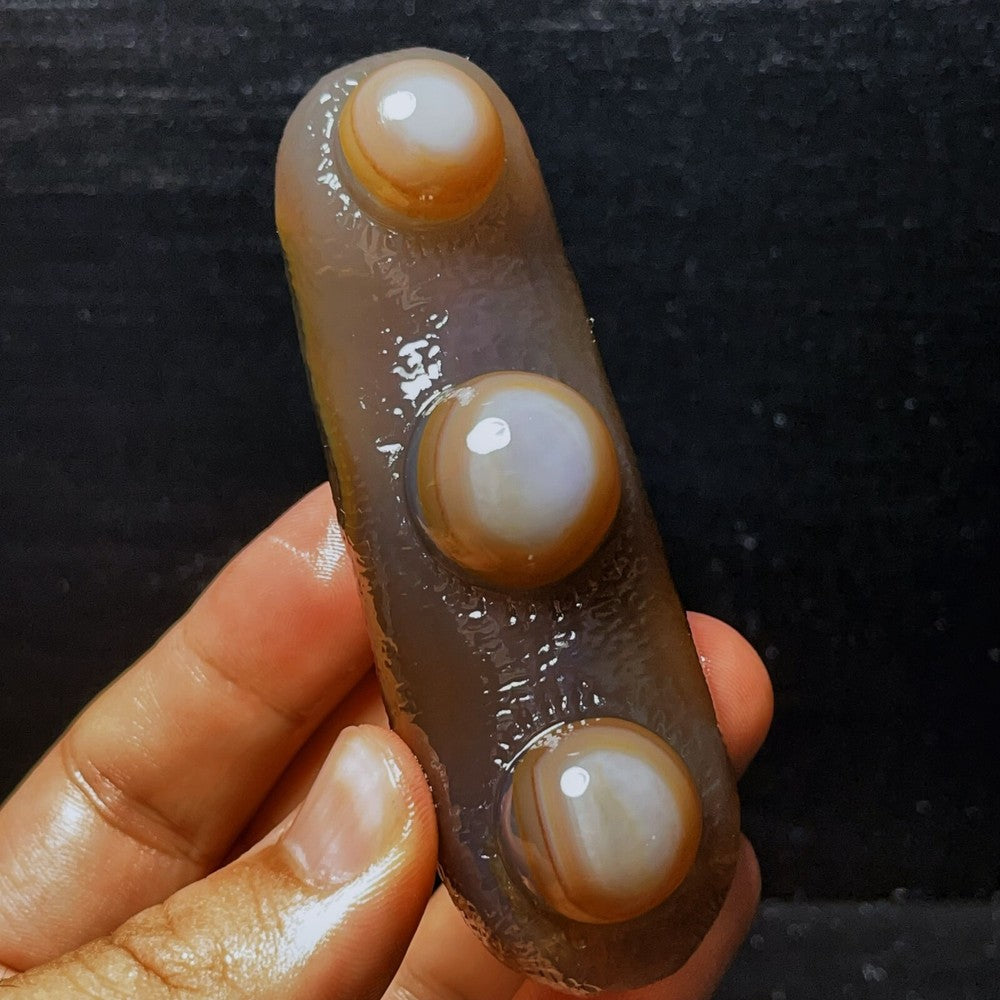 Natural Gobi Agate Eyes Agate Crystal Stone