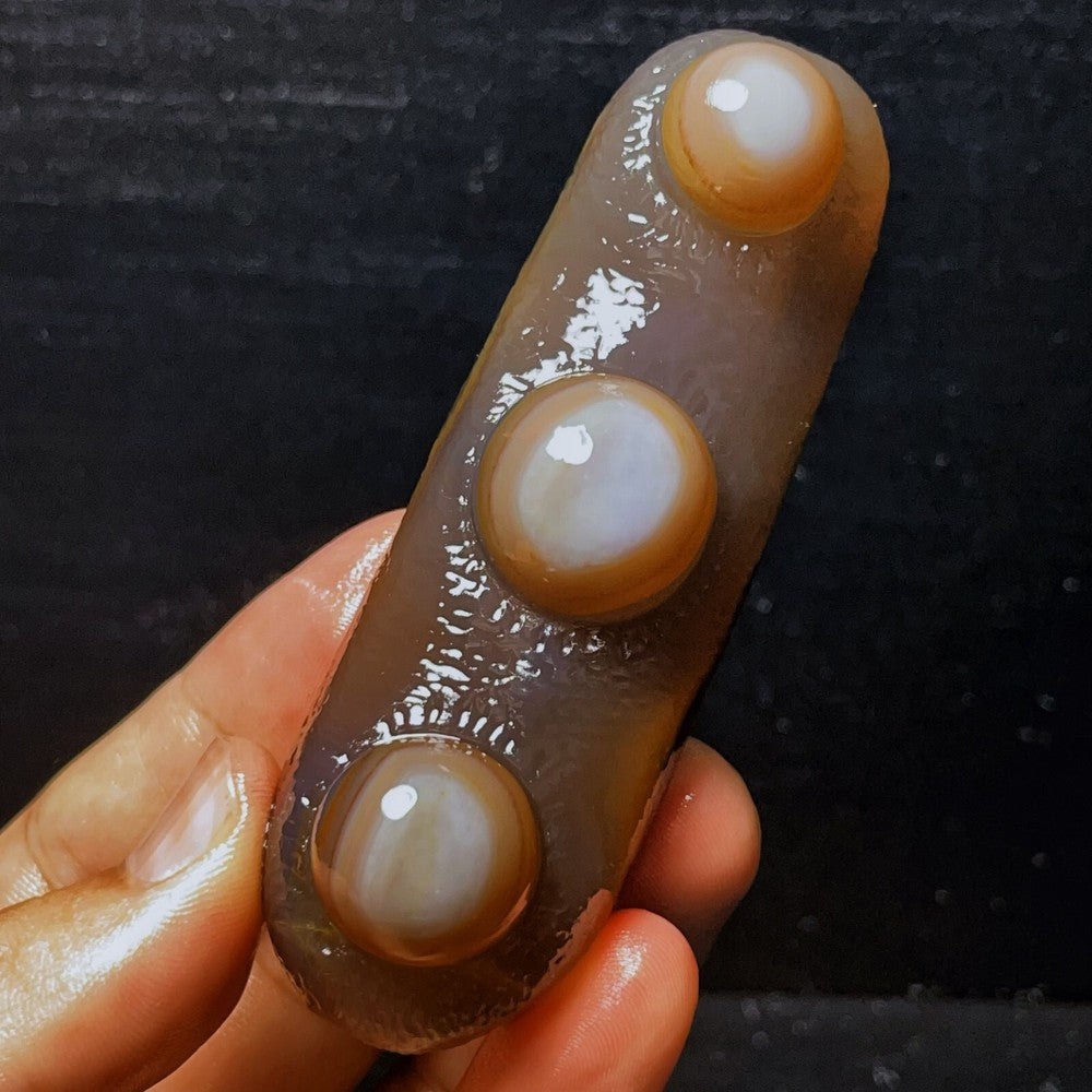 Natural Gobi Agate Eyes Agate Crystal Stone