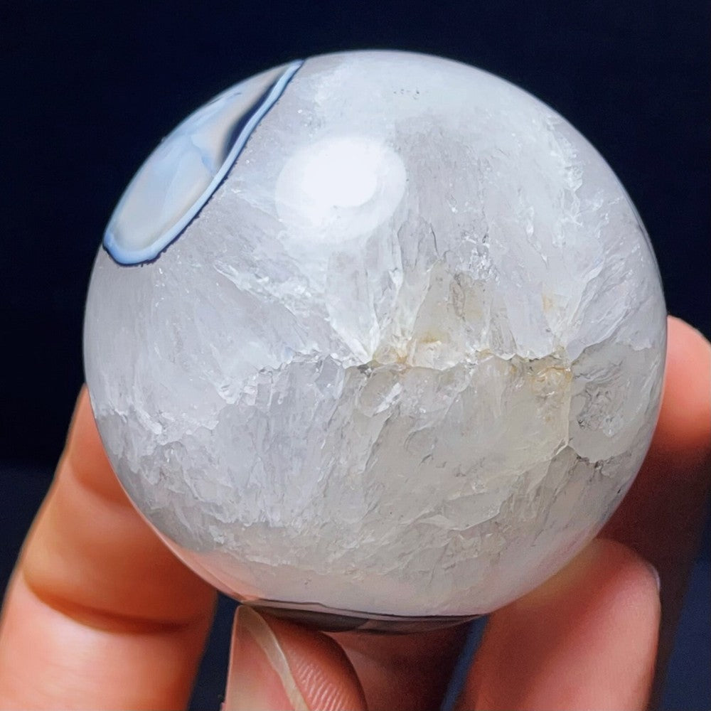 Gobi Agate Eyes Agate Sphere Ball Crystal Stone Madagascar