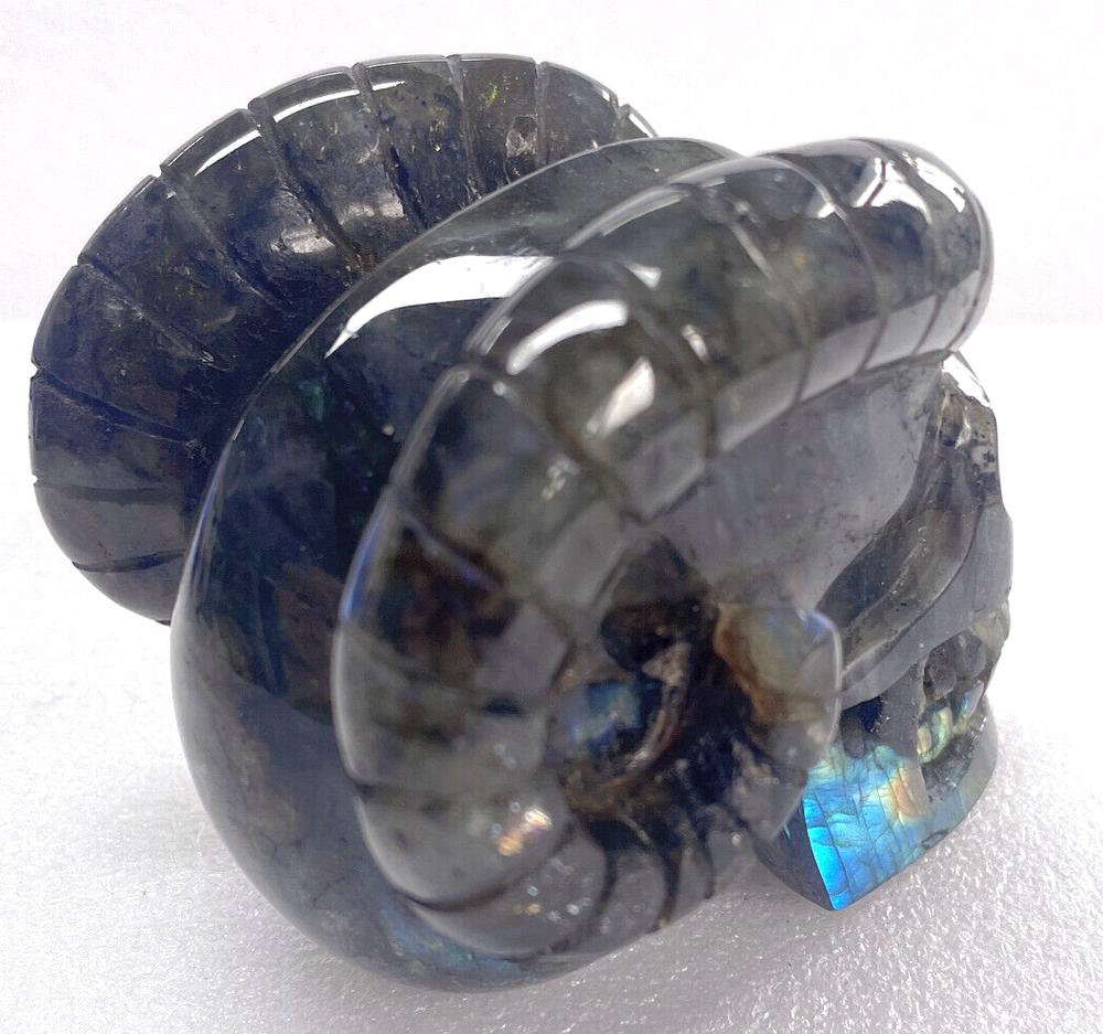 3.5'' Labradorite Carved Crystal Skull, Realistic - Skulls Gemstone & Crystal