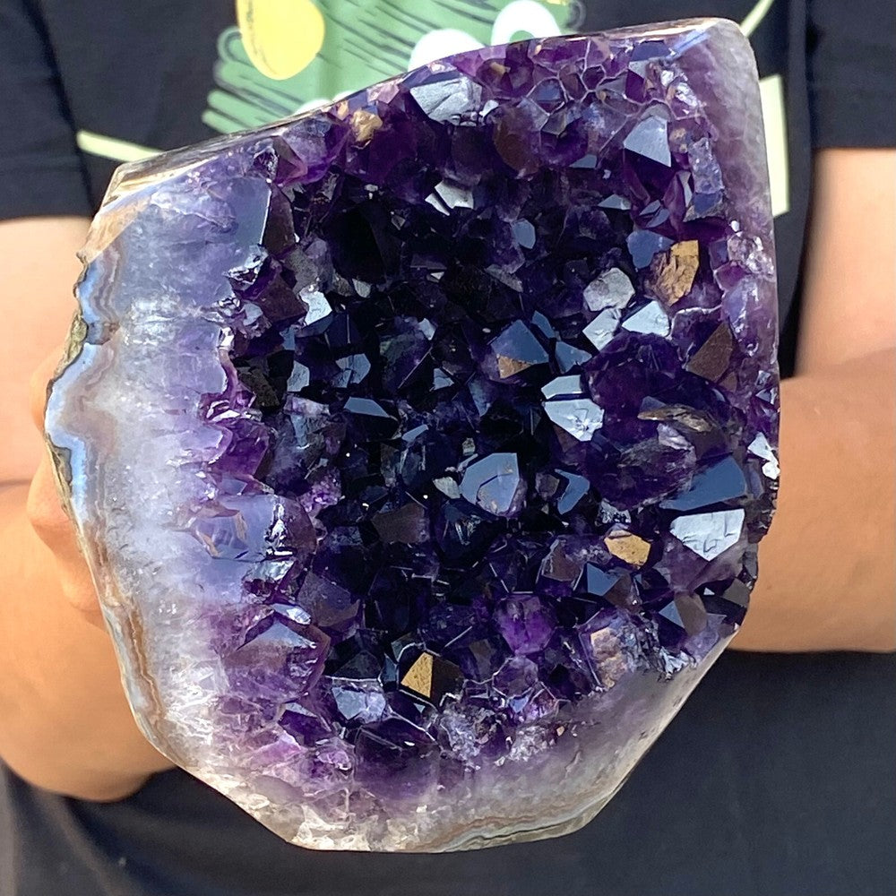 4.29LB Natural amethyst cave quartz crystal cluster mineral specimen healing