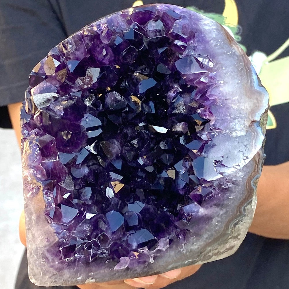 4.29LB Natural amethyst cave quartz crystal cluster mineral specimen healing