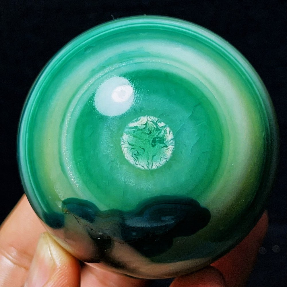 Rare 397G Natural Gobi Agate Eyes Agate Crystal Stone Healing Madagascar
