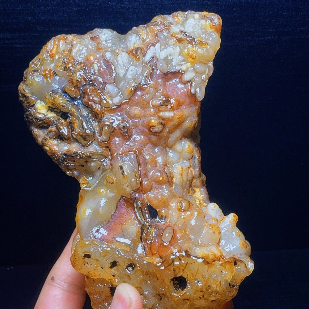 992G Natural China's Gobi Desert Gobi Agate Eyes Agate Crystal Healing