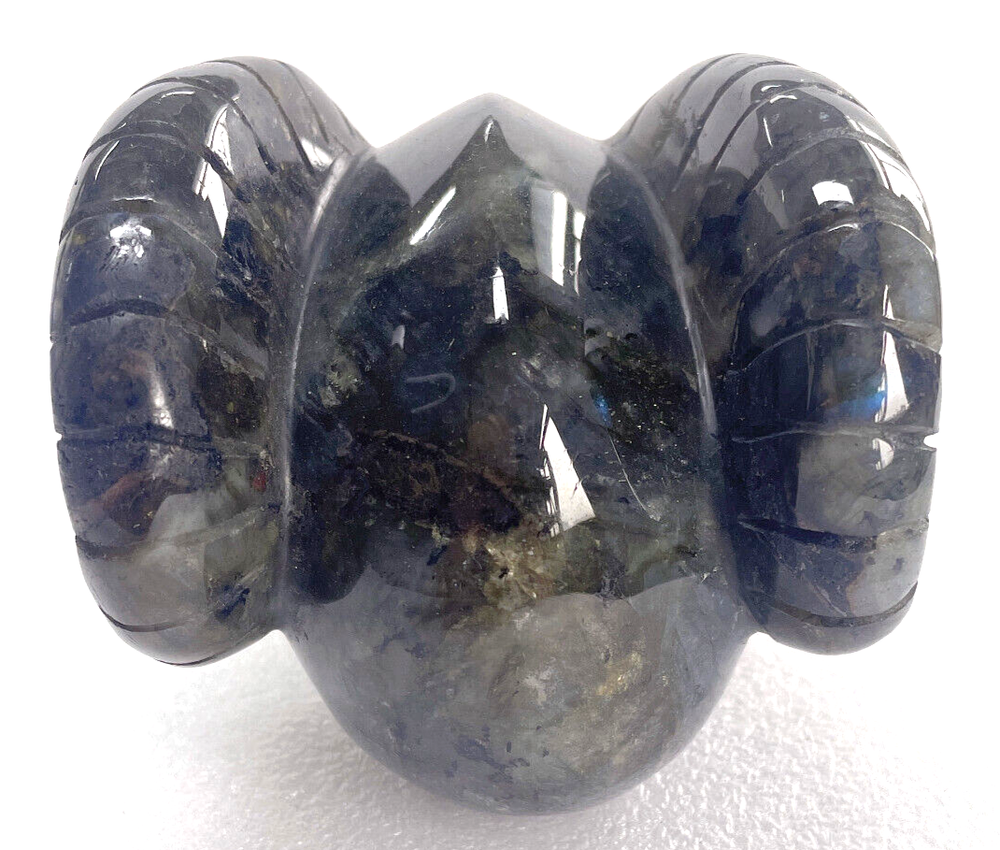 3.5'' Labradorite Carved Crystal Skull, Realistic - Skulls Gemstone & Crystal