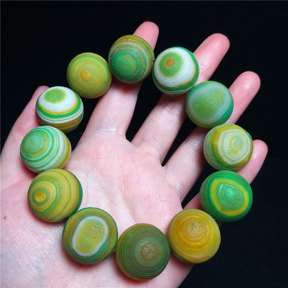 Colorful Gobi Agate Eye Agate Beads Bracelet Crystal Gift Collection Healing