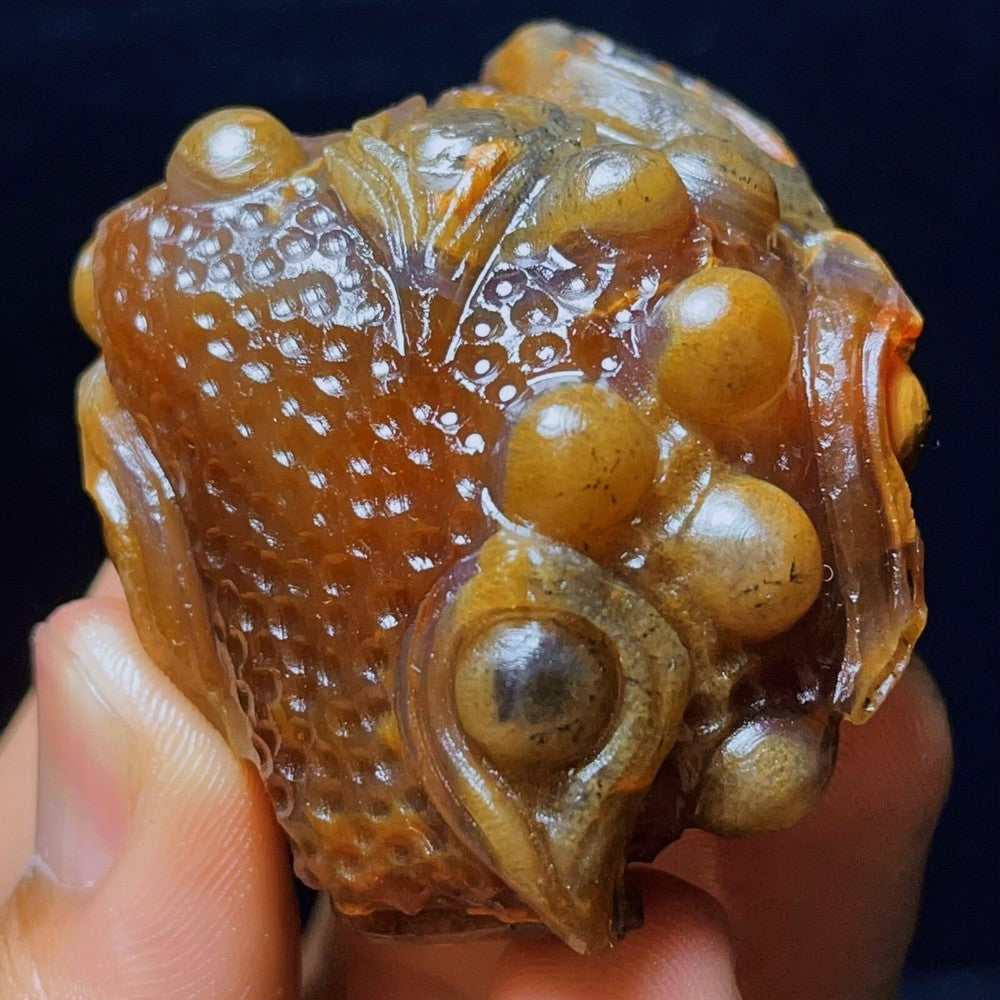 107G Natural China's Gobi Desert Gobi Agate Eyes Agate Crystal Healing
