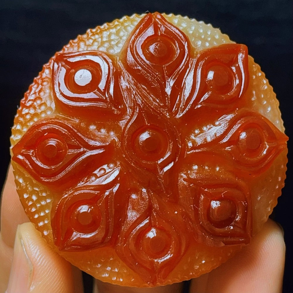88G Natural Gobi Agate Eyes Agate Crystal Stone Madagascar