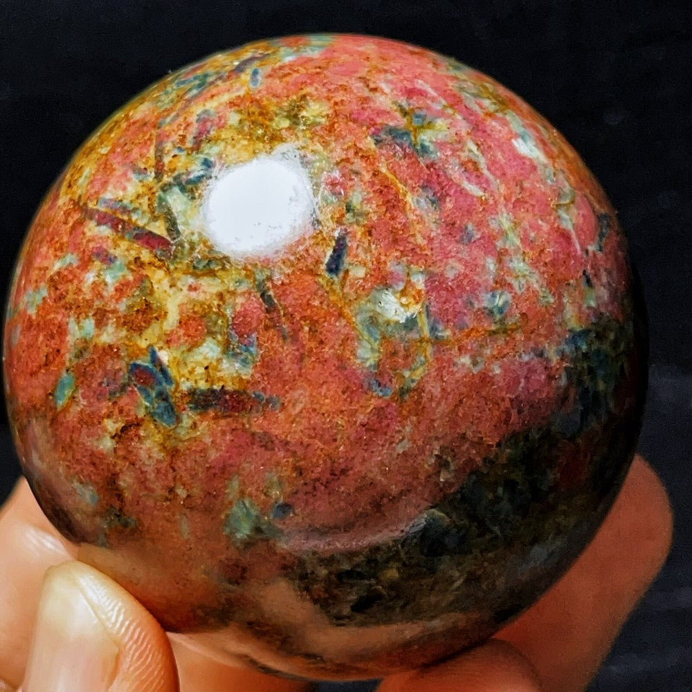 436G Natural Polished Agate Sphere Agate Crystal Ball Healing
