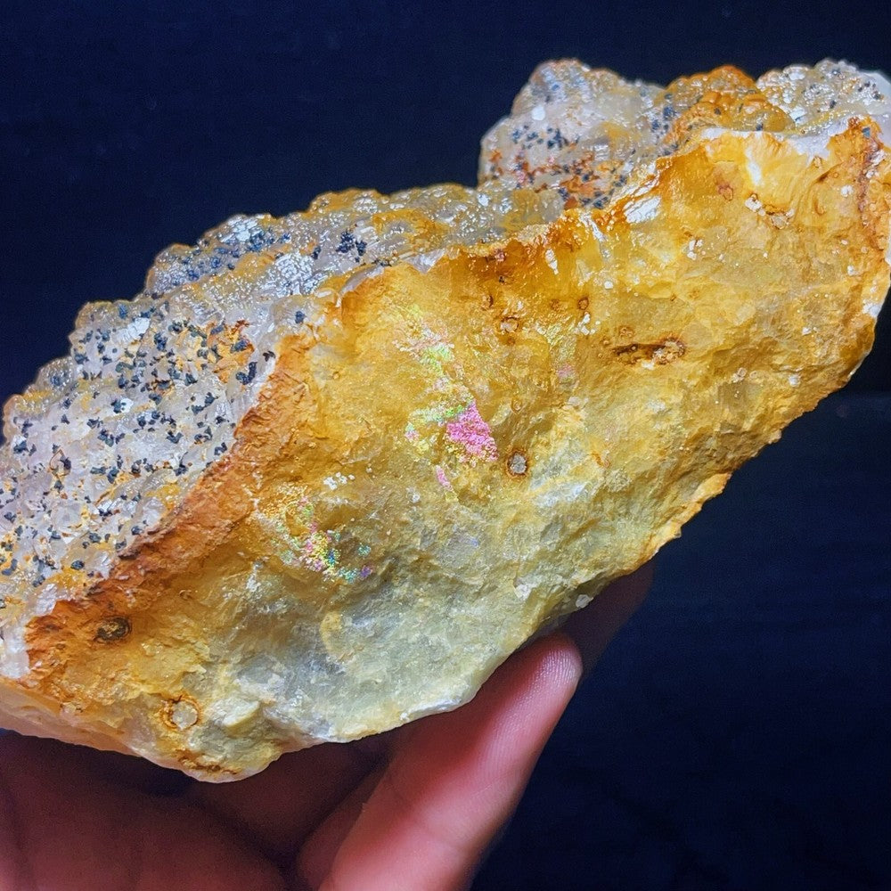 1574G Pierre de cristal minéral de calcite naturelle pour la guérison