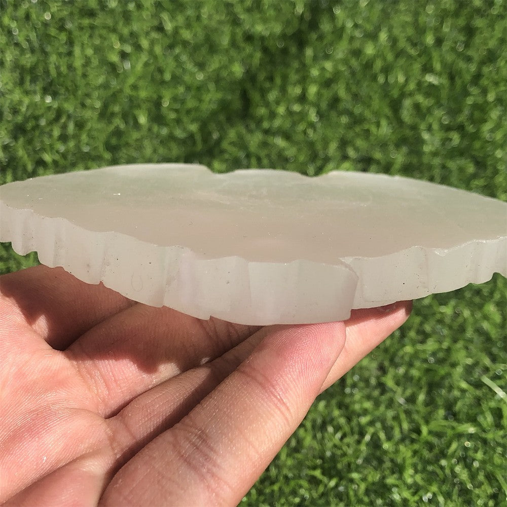 4" Natural Selenite Eagle Animal Carving Quartz Reiki Crystal Healing 1pc