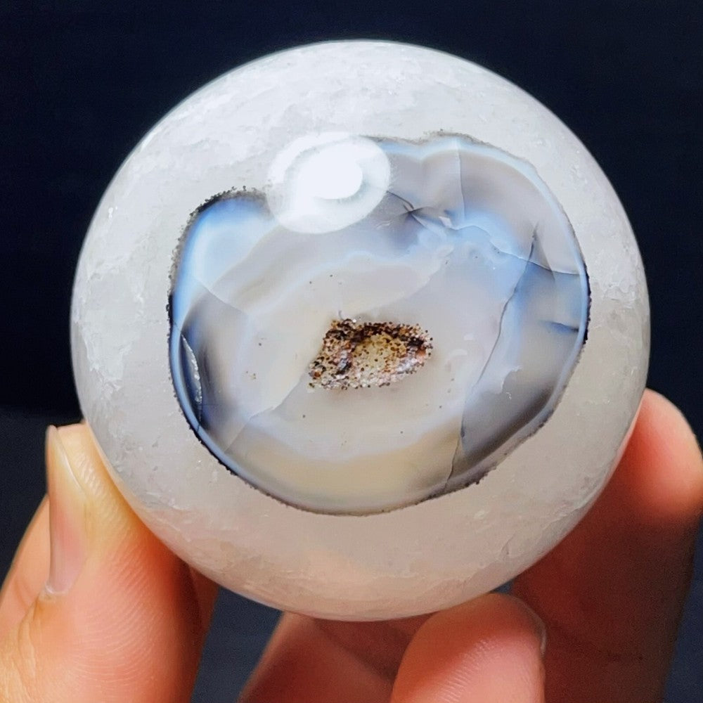 Gobi Agate Eyes Agate Sphere Ball Crystal Stone Madagascar