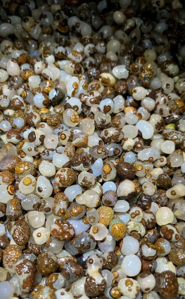 700G Natural China's Mini Gobi Desert Gobi Agate Eyes Agate Crystal Healing