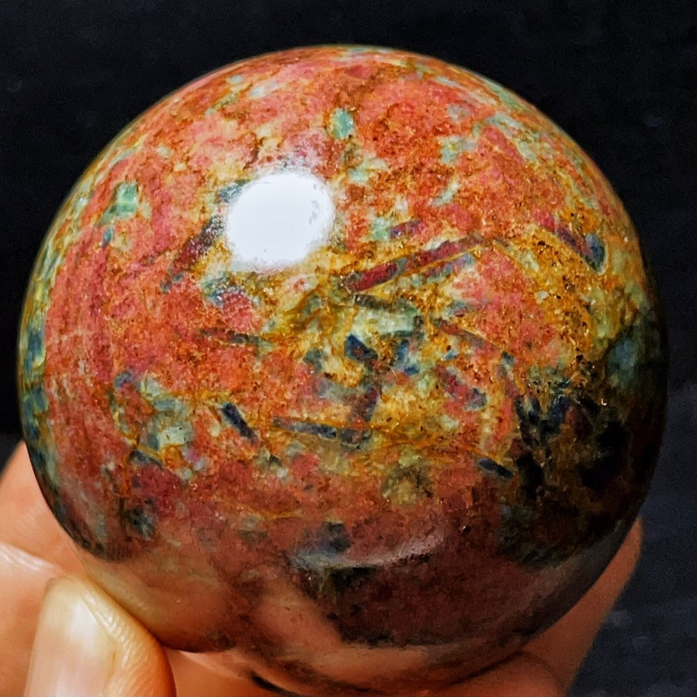 436G Natural Polished Agate Sphere Agate Crystal Ball Healing