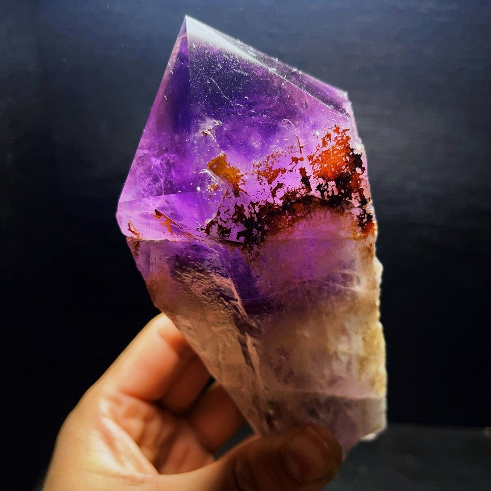 Natural Amethyst Tower Crystal Stone Healing