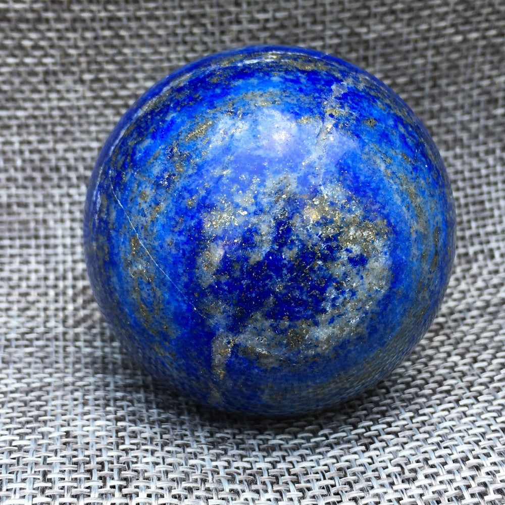 Natural Lapis lazuli Sphere quartz crystal ball rock Healing 45mm+ 1pc