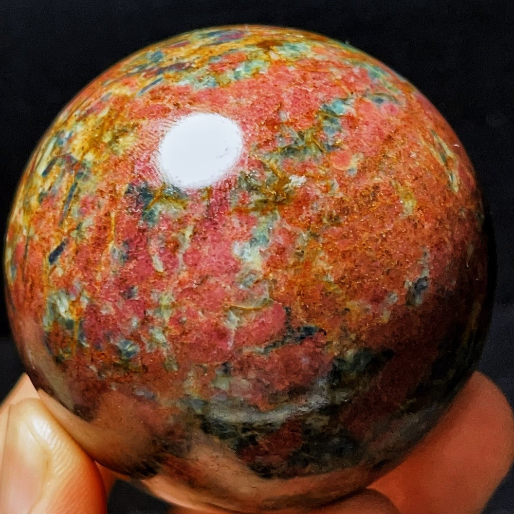 436G Natural Polished Agate Sphere Agate Crystal Ball Healing