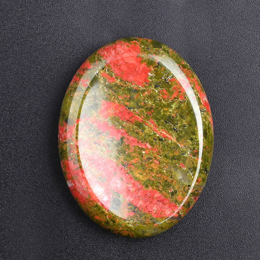Crystals Worry Stones Flake Energy Thumb Massage Stone Energy Gemstone 35x45mm