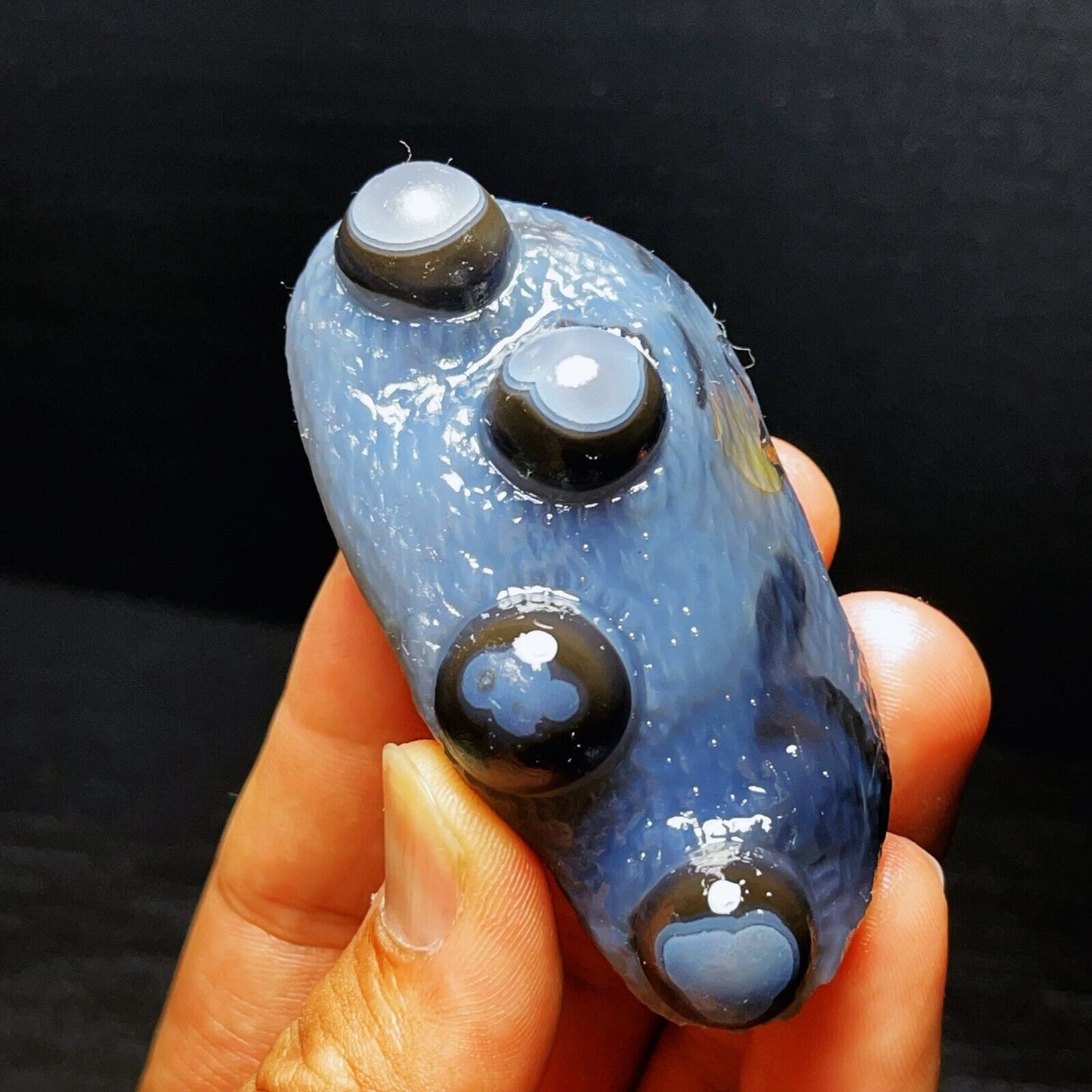 Natural Gobi Agate Eyes Agate Crystal Stone Madagascar