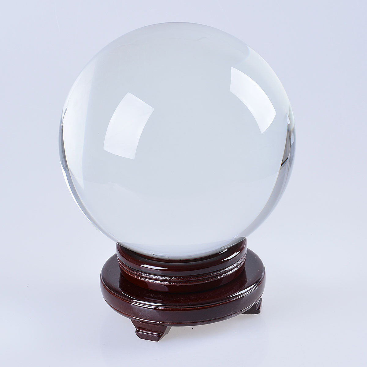 200mm Huge Clear Crystal Ball Large Sphere Free Stand Venue Decoration