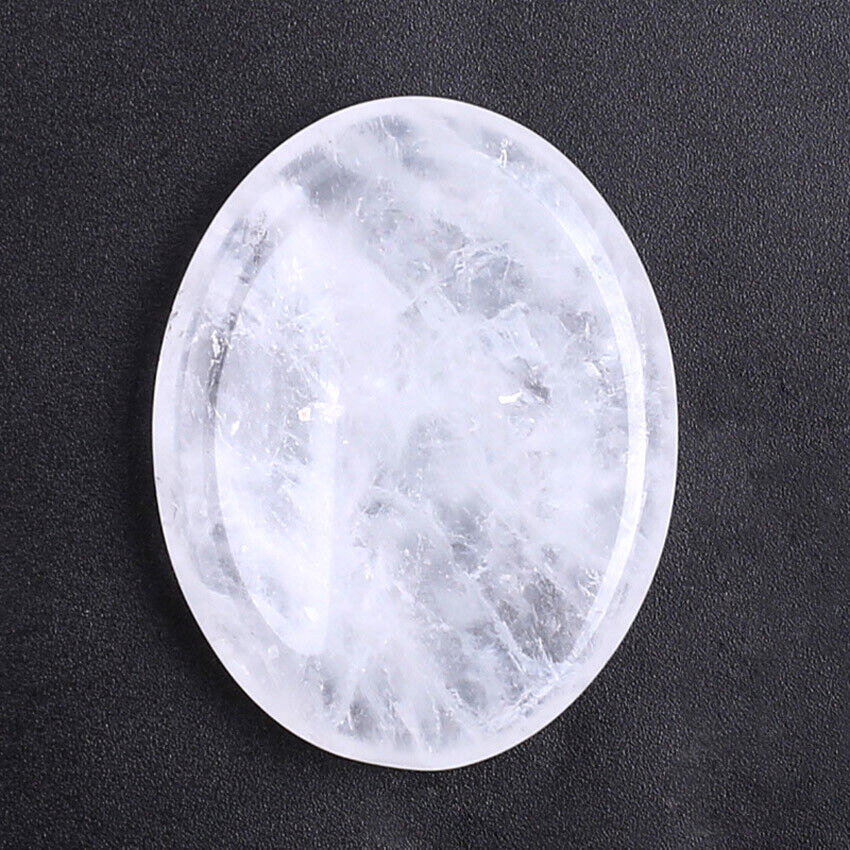 35x45mm Energy Chakra Forget Thumb Massage Stone Crystals Worry Stones