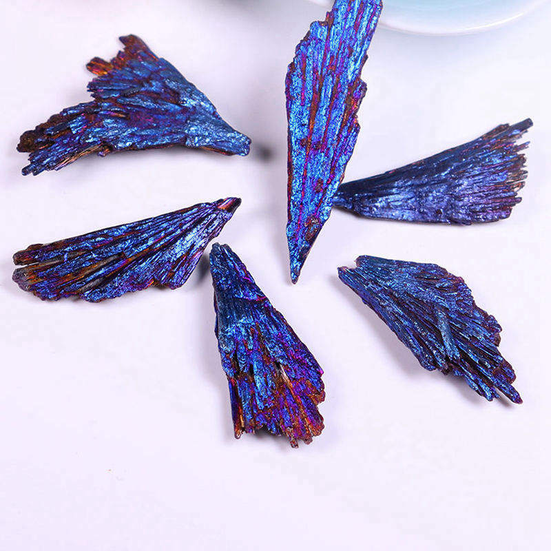 Kyanite VUG Titanium Quartz Mineral Crystal Cluster Gemstones Reiki