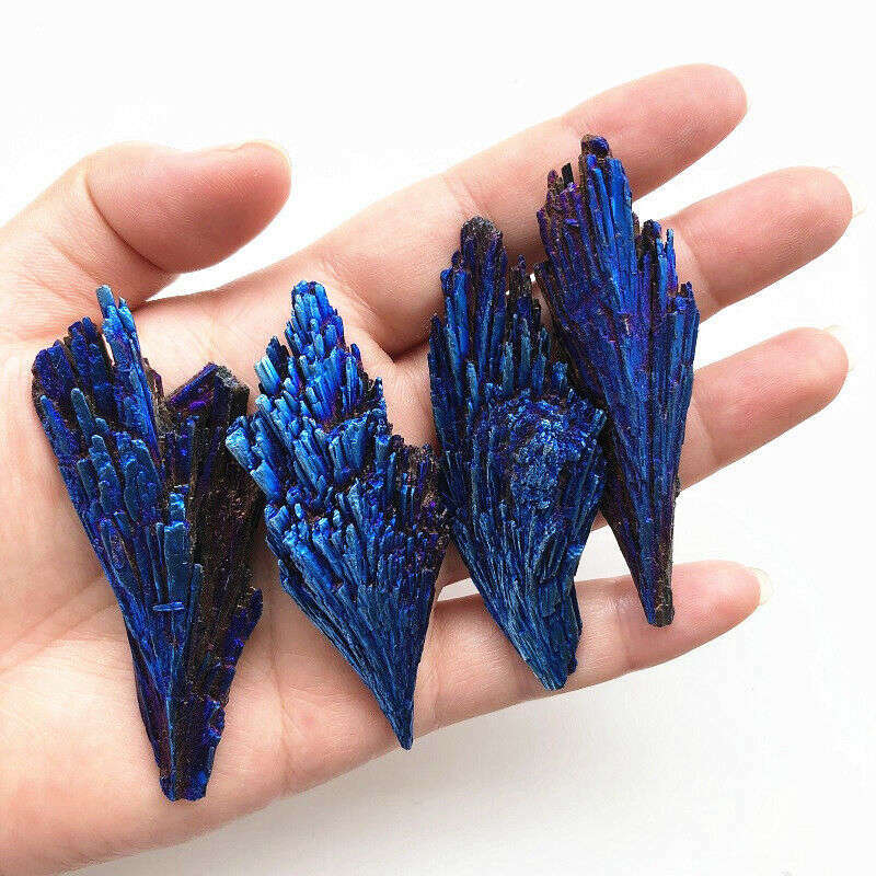 Kyanite VUG Titanium Quartz Mineral Crystal Cluster Gemstones Reiki