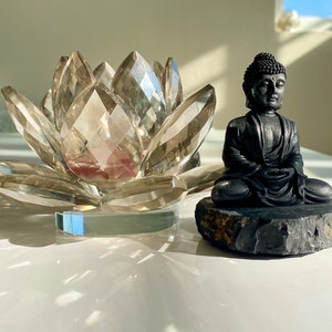 Shungite Buddha | Buddha Statue | EMF Protection | 5G Protection | Protection Stone | Buddha Figurine
