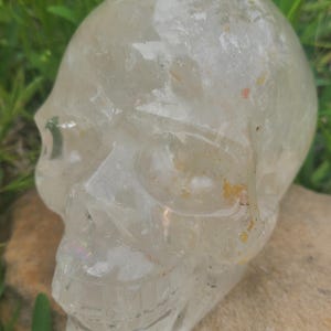 Large Clear Quartz Skull (+3 lb) Imperfect