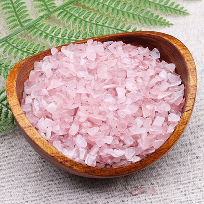 Natural Rose Quartz Stone Crystal Quartz Chunks/Chip Stone/Tiny Clear Quartz Stones