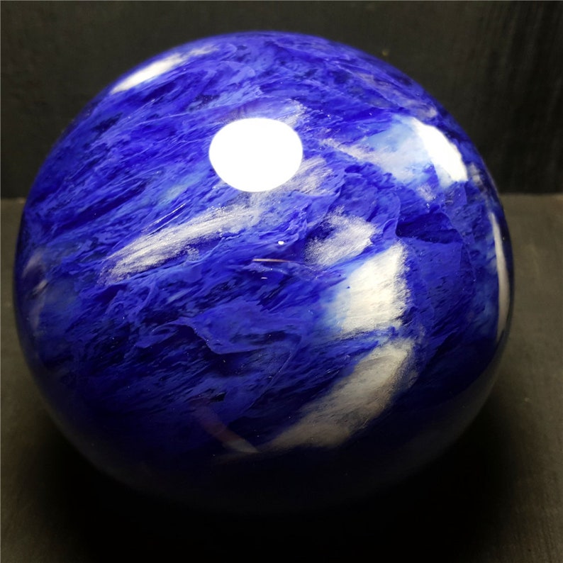 5160G Large Smelt Blue Crystal Quartz Sphere/Clear Smelt Quartz Healing Stone/Reiki/Chakra
