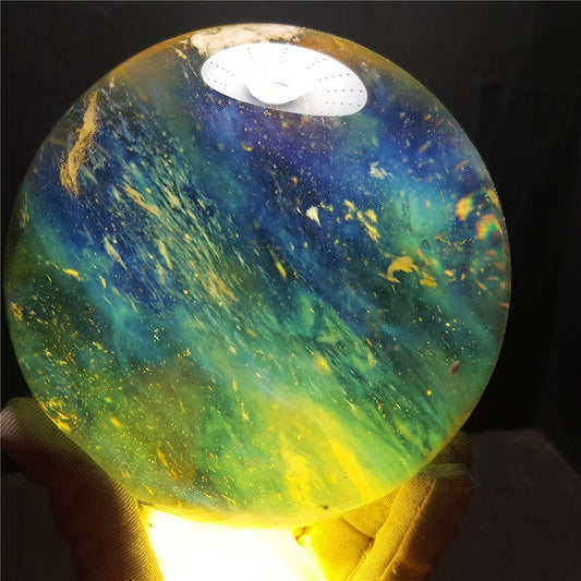Random Selection/Lemon Smelt Yellow Crystal Quartz Sphere/Smelt Quartz/Special gift