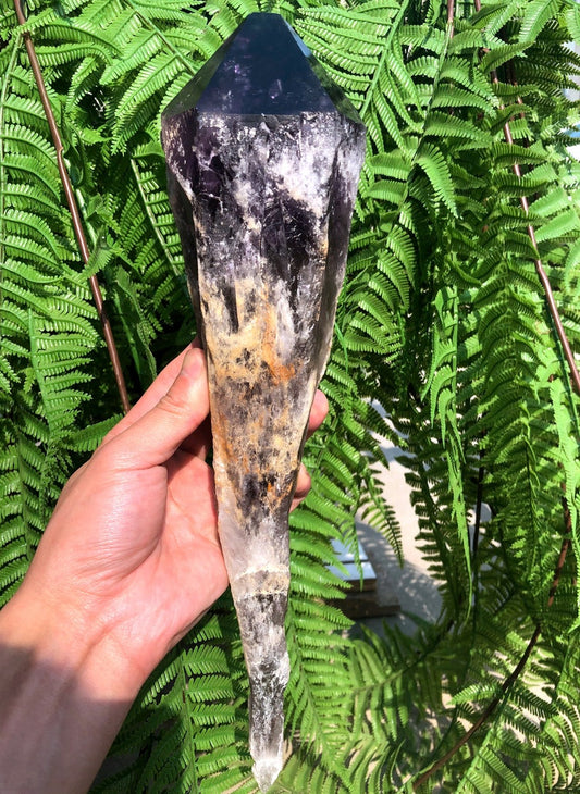High Quality Natural Amethyst Polished Point/Amethyst Scepter,Special Gift/Energy stone