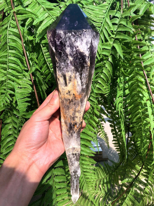 High Quality Natural Amethyst Polished Point/Amethyst Scepter,Special Gift/Energy stone