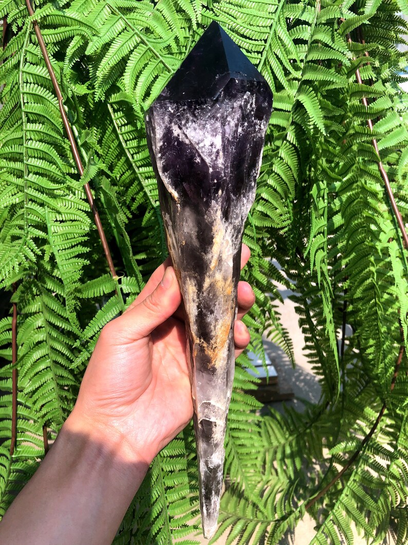 High Quality Natural Amethyst Polished Point/Amethyst Scepter,Special Gift/Energy stone